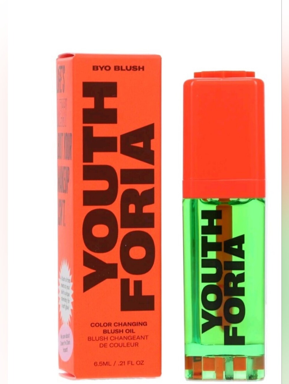 NIB Unopened and Unused Youth Foria Blush Color-Changing Blush Oil